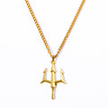 Trishul Pendant – Premium Gold-Plated Necklace